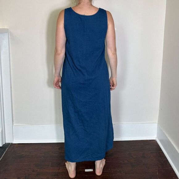 Vintage Denim Maxi Dress Size Medium - Picture 6 of 7